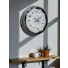 Asil Motif Krom 40 Cm Metal Duvar Saati