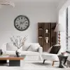 Atlas Silver 40 Cm Metal Duvar Saati