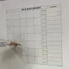 Aylık Planlayıcı Manyetik Duvar Stickerı Takvim Plan Çizelgesi (k95)