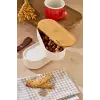 Bambu Kahvaltılık Saklama Kabı İki Bölmeli Büyük Lunch Box