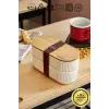 Bambu Kapaklı Lunch Box Kahvaltılık Saklama Kabı Large Bölmeli