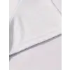 Baskılı Oversize Bisiklet Yaka T-shirt - Beyaz