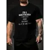 Baskılı Oversize Bisiklet Yaka T-shirt - Siyah
