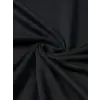 Baskılı Oversize Bisiklet Yaka T-shirt - Siyah