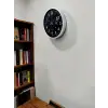 Beyaz 36 Cm Atatürk Modern Tasarım Duvar Saati