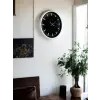 Beyaz 36 Cm Modern Duvar Saati