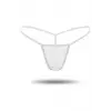 Beyaz Transparan Tül String Tanga TM0368