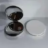 Beyaz Yuvarlak Büyüteçli Cep Aynası