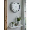 Beyaz Zarafet 40 Cm Metal Duvar Saati
