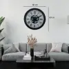 Black Atlas Series 60 Cm Çarklı Duvar Saati