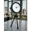 Black Classic Dekoratif Üç Ayaklı Masa Saati