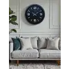 Black Royal Tasarım 40 cm Metal Duvar Saati
