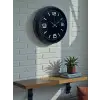 Black Royal Tasarım 40 cm Metal Duvar Saati