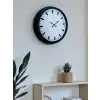 Black & White Baseline 40 Cm Metal Duvar Saati