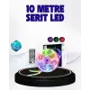 Bluetooth Kontrollü Smart Şerit Led 10m Sese Duyarlı Rgb Aydınlatma