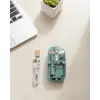 Bluetooth Ve 2.4g Usb Destekli Pilli Kablosuz Şeffaf Mouse