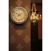 Bronz Nostalji 40 Cm Metal Eskitme Duvar Saati