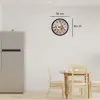 Chef Kitchen Siyah 36 Cm Dekoratif Duvar Saati