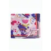 Çiçek Desenli Zr Şifon Fular 50*50 cm