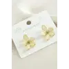 Çiçek Mineli Küpe