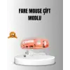 Çift Modlu Kablosuz Bluetooth 5.0 + 2.4ghz Mouse – 3 Cihaz Bağlantılı, Hızlı Geçiş Düğmeli