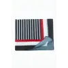 Çizgili Desenli Zr Şifon Fular 50*50 cm