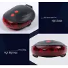 Çok Fonksiyonlu Pilli Bisiklet Led Lazer Işığı Arka Stop Lambası