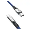Dc16 Micro Usb Kablo 1m 2.4a - Mavi