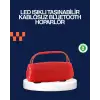 Derin Baslı Çift Hoparlörlü Taşınabilir Kablosuz Hoparlör