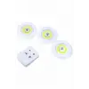 Dolap Işığı Mutfak Rafı Işığı Uzaktan Kumandalı 3 Lü Spot Led Lamba