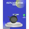 Dolap Ve Raflar İçin 4 Cm Kilitli Tekerlek Tekli