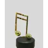 Dönen Nota Figürlü Müzik Box Işıltılı Dekoratif Tasarım