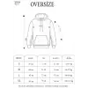 Double Oversize Kapşonlu Nakışlı SweatShirt - Siyah