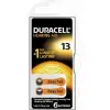 Duracell 13 İşitme Cihazı Kulak Pili 6 Parça  Kutu