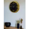 Elegance Gold Luxury 40 Cm Metal Duvar Saati