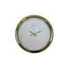 Elegant White Gold 40 Cm Metal Duvar Saati