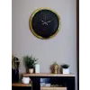 Elite Luxury Gold 40 Cm Metal Duvar Saati