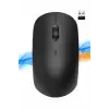 Ergonomik Tasarım Kablosuz Siyah Mouse Hassas Uzun Ömürlü