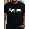 Erkek Around Baskılı Süprem T-shirt