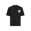 Erkek Baskılı Oversize T-shirt - Siyah