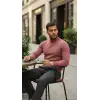 Erkek Boğazlı Yaka Uzun Kollu Triko