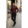 Erkek Saten Klasik Gömlek