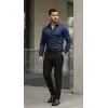 Erkek Saten Klasik Gömlek