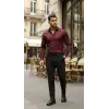 Erkek Saten Klasik Gömlek