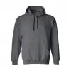 Erkek Uzun Kol Kapşonlu Basic Sweatshirt Hoodie - Füme