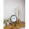 Eskitme Metal Retro Masa Saati 25×20 cm