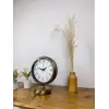 Eskitme Metal Retro Masa Saati 25×20 cm