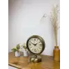 Eskitme Metal Vintage Masa Saati 25×20 cm