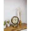 Eskitme Metal Vintage Masa Saati 25×20 cm