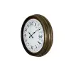 Eskitme Motifli 40 Cm Metal Duvar Saati